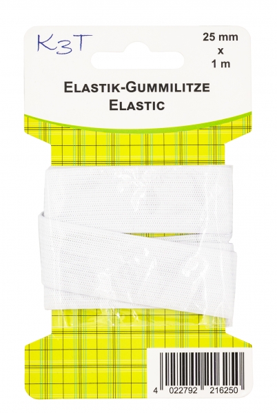 Elastic-Gummilitze 25 mm x 1 m
