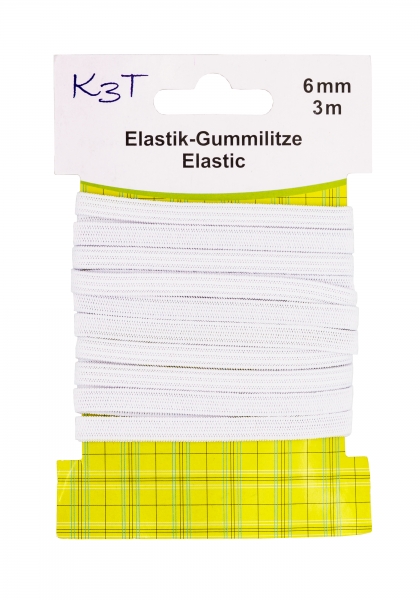 Elastic-Gummilitze 6 mm x 3 m
