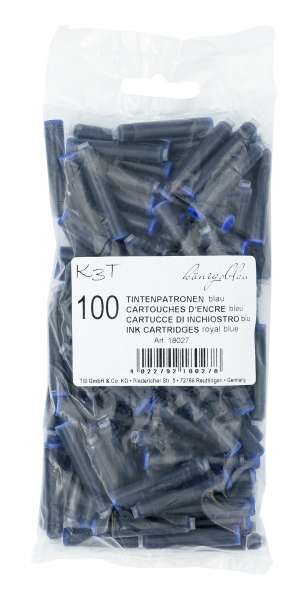 Tintenpatronen Standard 100er Packung, königsblau